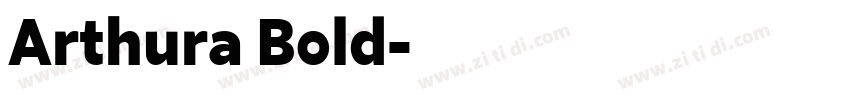 Arthura Bold字体转换